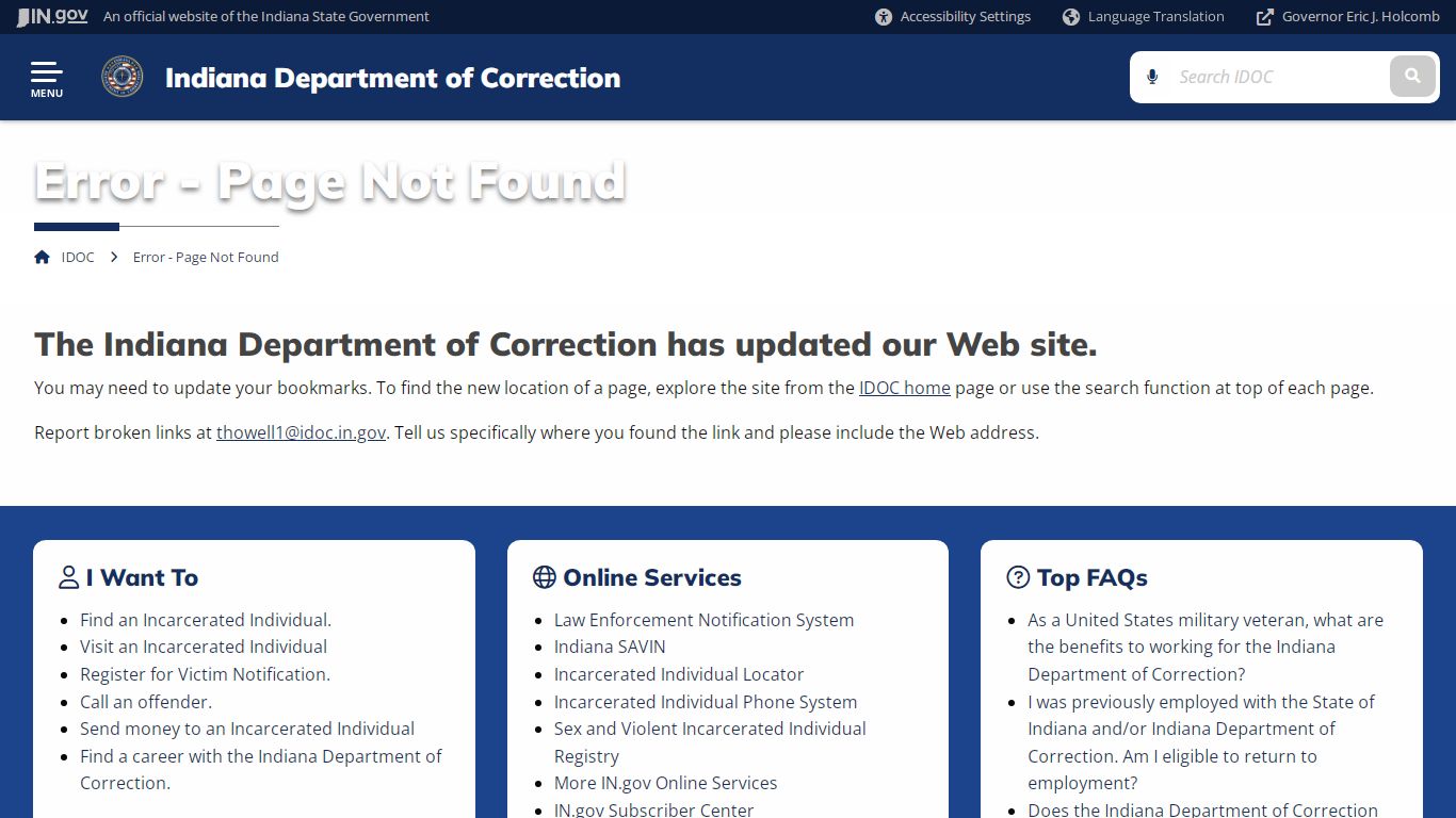 IDOC: Miami Correctional Facility